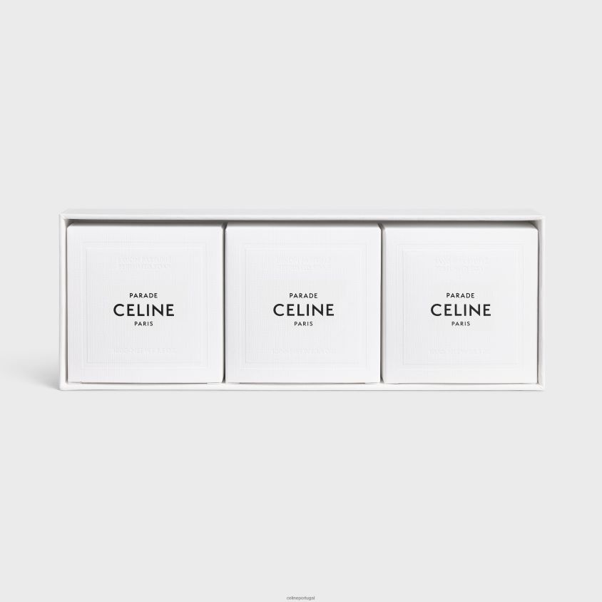 unissex acessórios CELINE conjunto de sabonetes perfumados 3x100g Uma cor T204R1479