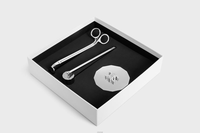 homens acessórios CELINE acessórios para velas em aço prata T204R1507