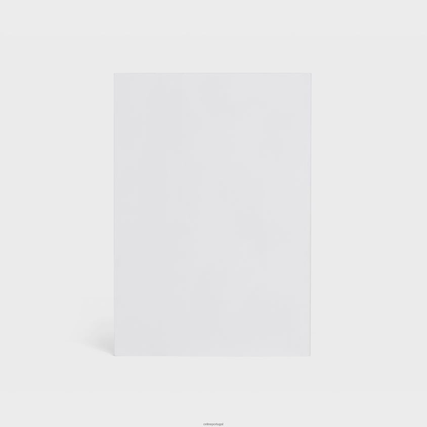 homens acessórios CELINE caderno grande em papel branco T204R1642