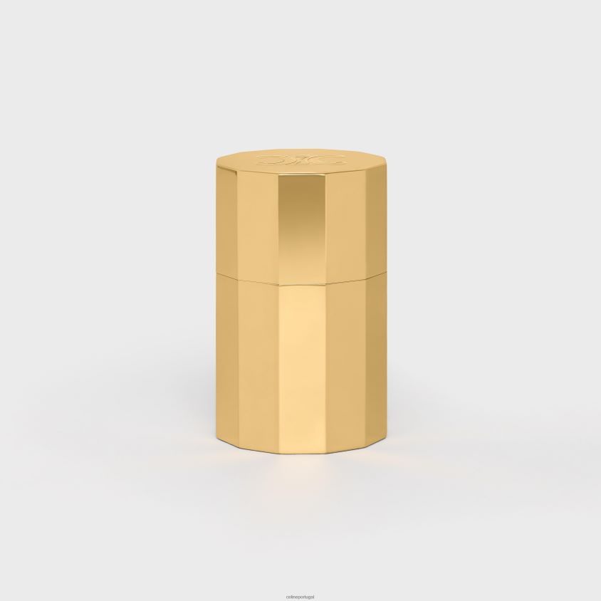 homens acessórios CELINE cotonete em alumínio ouro T204R1492