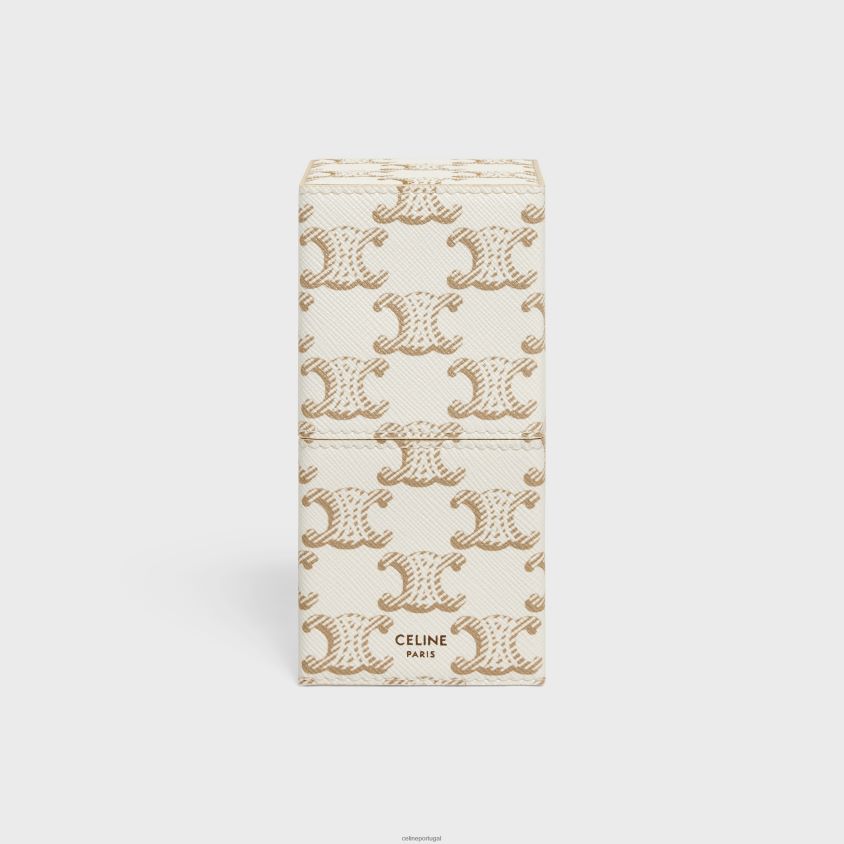 homens acessórios CELINE estojo 1 perfume 3,4 fl.oz em tela triomphe branco T204R1464