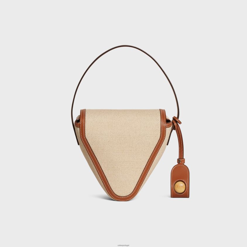 homens acessórios CELINE jogo de petanca em tecido e pele de bezerro natural/bronzeado T204R1685