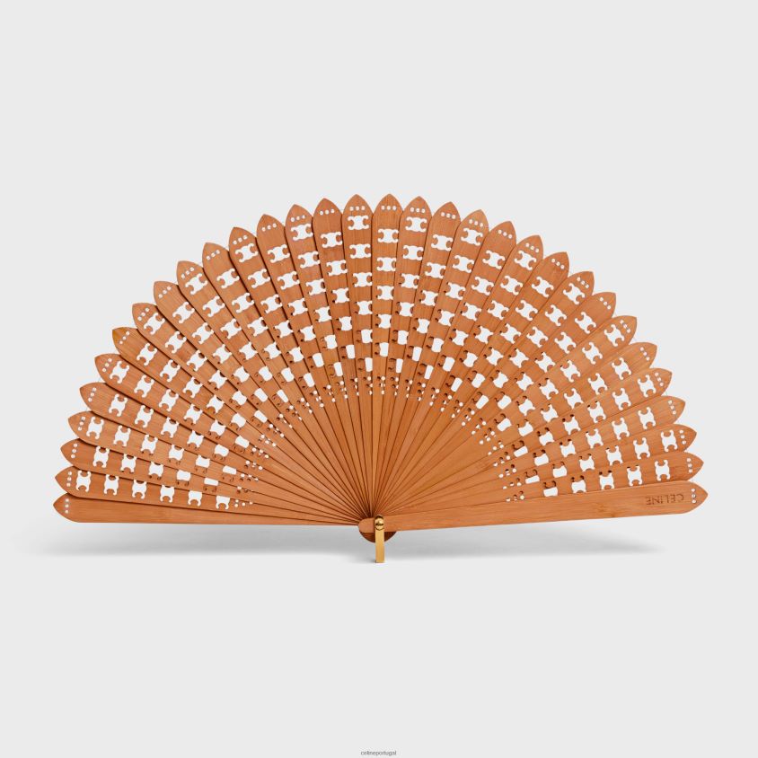 homens acessórios CELINE leque triomphe em bambu natural T204R1694