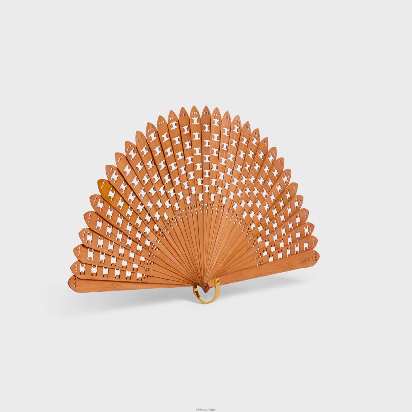 homens acessórios CELINE leque triomphe em bambu natural T204R1694