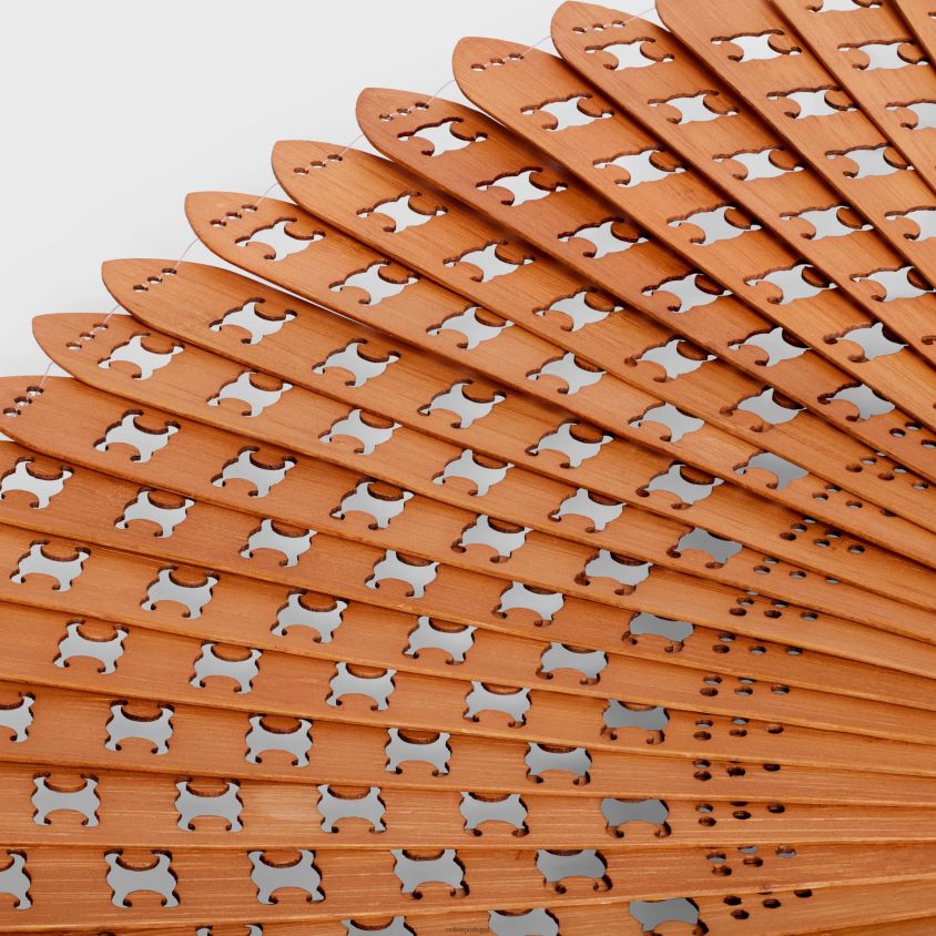 homens acessórios CELINE leque triomphe em bambu natural T204R1694