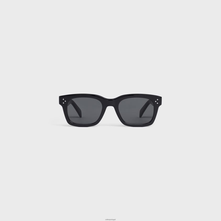 homens acessórios CELINE óculos de sol armação 41 em acetato preto T204R2221