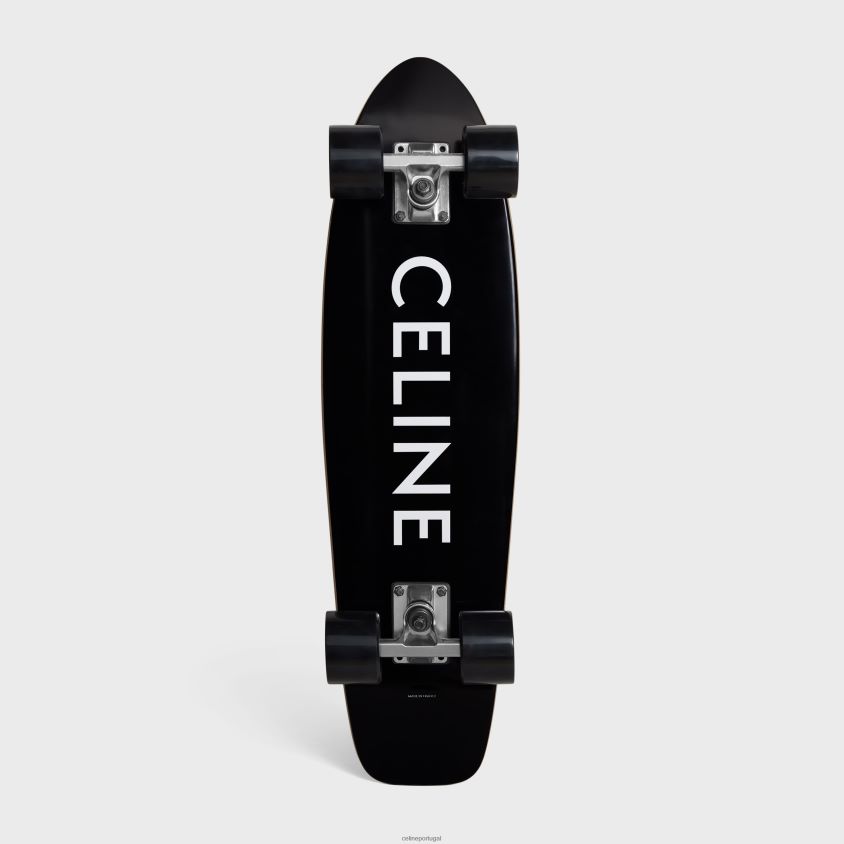 homens acessórios CELINE mini cruiser em madeira com estampa preto T204R2275