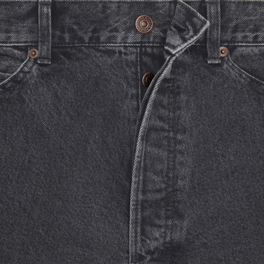 homens vestuário CELINE calça wesley jeans lavagem de carvão T204R1993