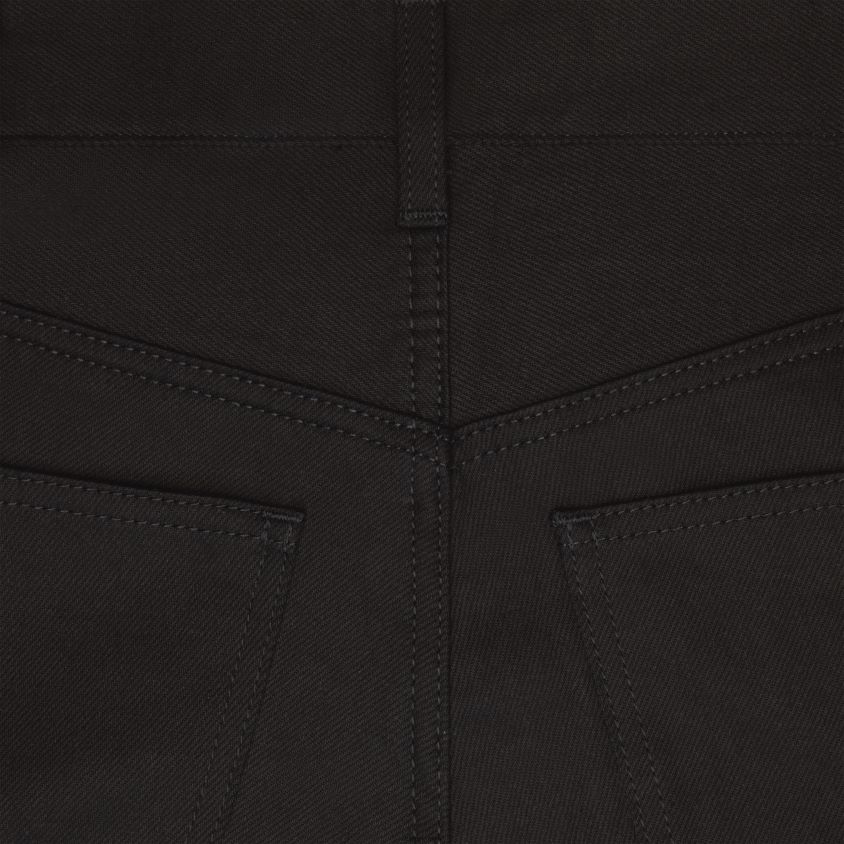 homens vestuário CELINE lou jeans em denim preto puro vintage preto puro T204R1998