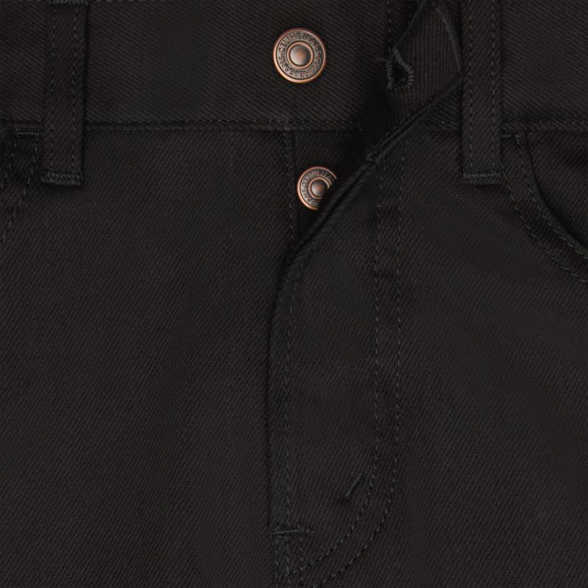 homens vestuário CELINE lou jeans em denim preto puro vintage preto puro T204R1998