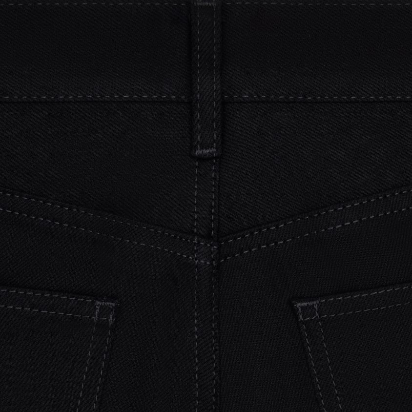 homens vestuário CELINE lou jeans em jeans lavado Preto puro T204R1997