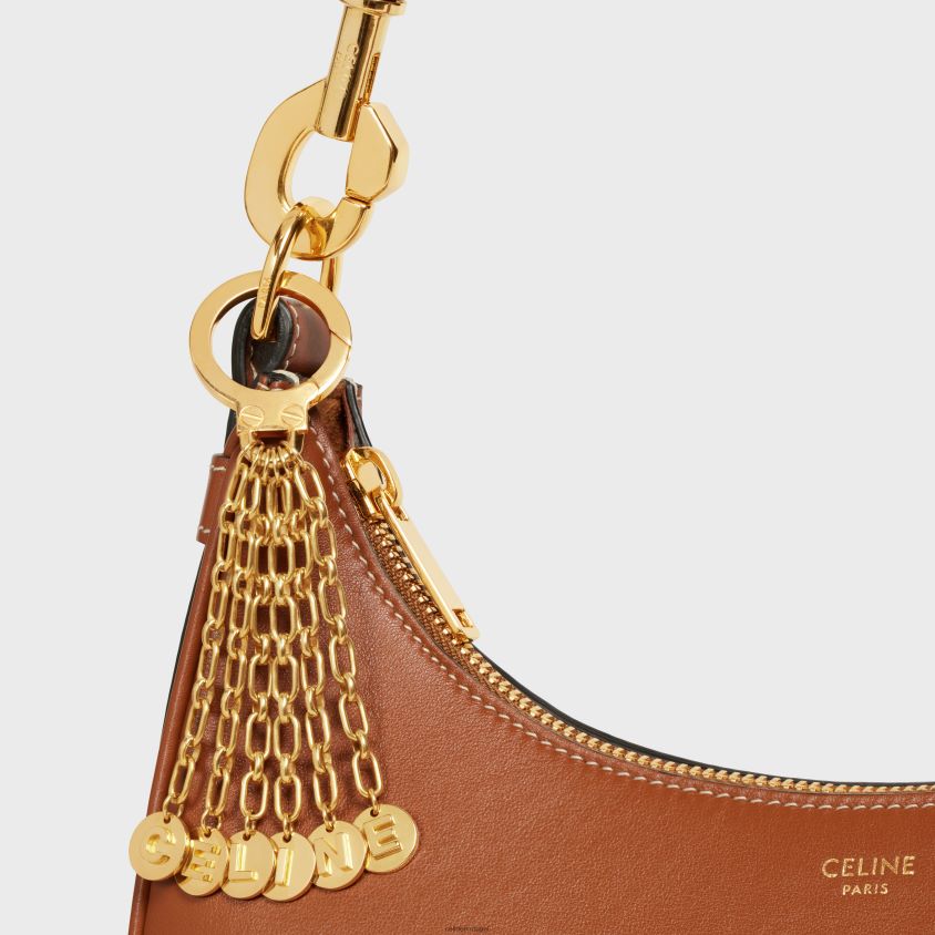 mulheres acessórios CELINE amuleto de medalhas em latão ouro T204R533