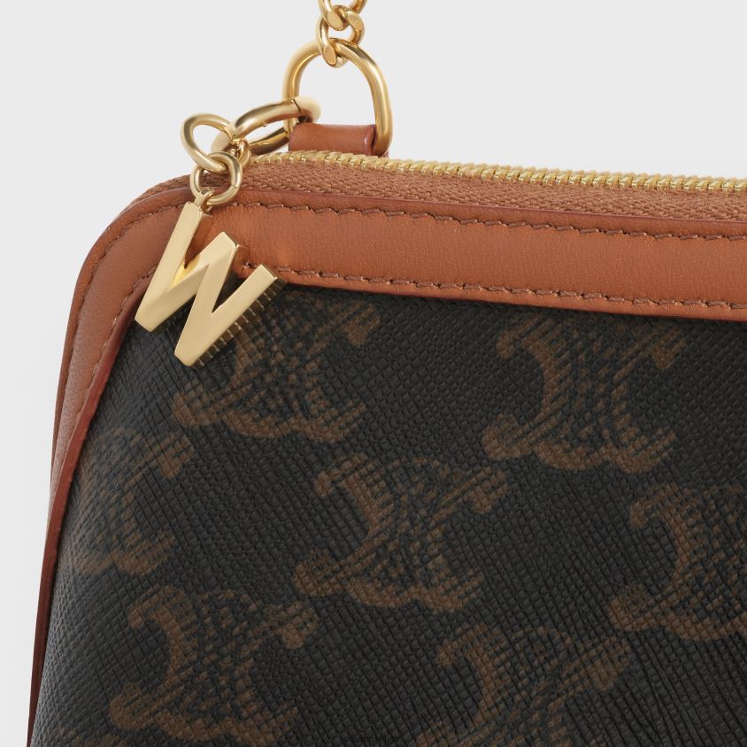 mulheres acessórios CELINE charme em latão ouro T204R543