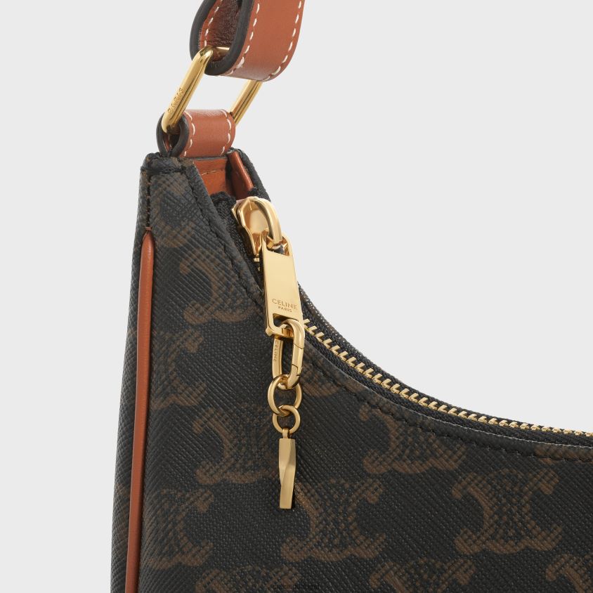 mulheres acessórios CELINE eu encanto em latão ouro T204R538