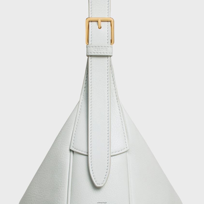 mulheres acessórios CELINE bolsa heloise cuir triomphe em couro de bezerro flexível lua T204R195