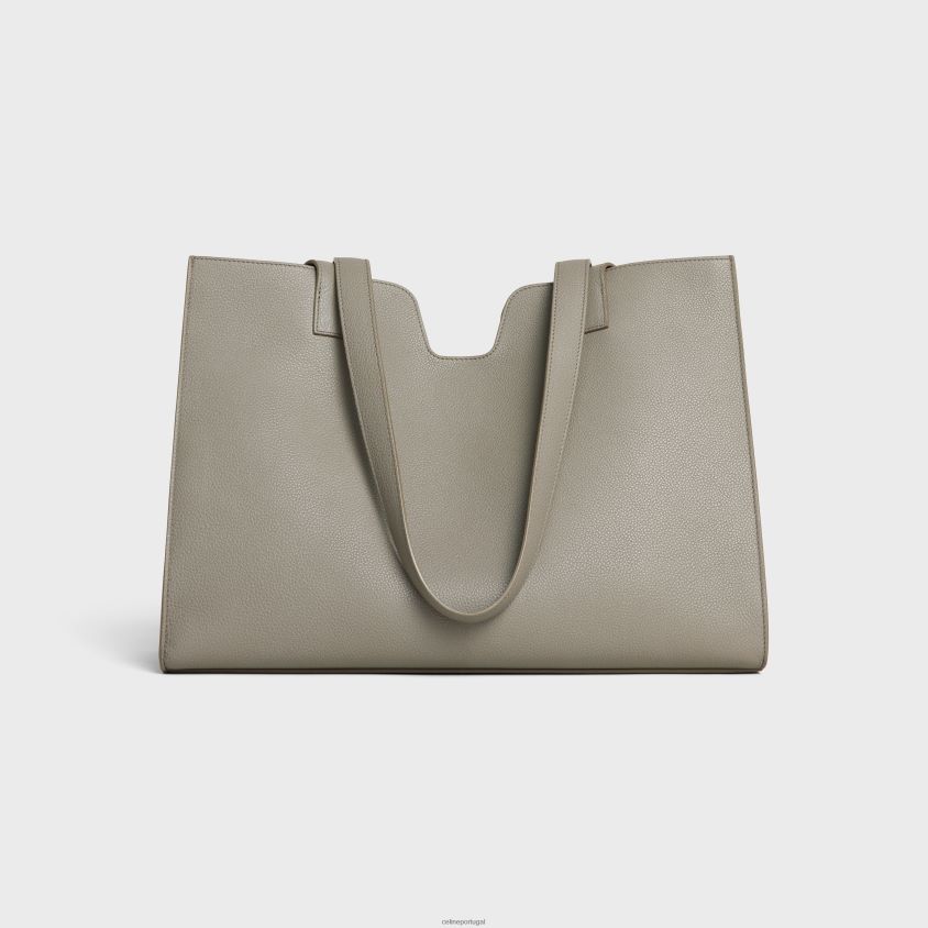 mulheres acessórios CELINE cabas 16 em couro de bezerro granulado flexível seixo T204R149