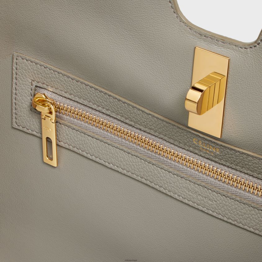 mulheres acessórios CELINE cabas 16 em couro de bezerro granulado flexível seixo T204R149