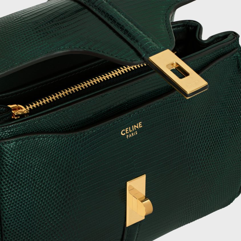 mulheres acessórios CELINE mini 16 em lagarto amazon T204R137