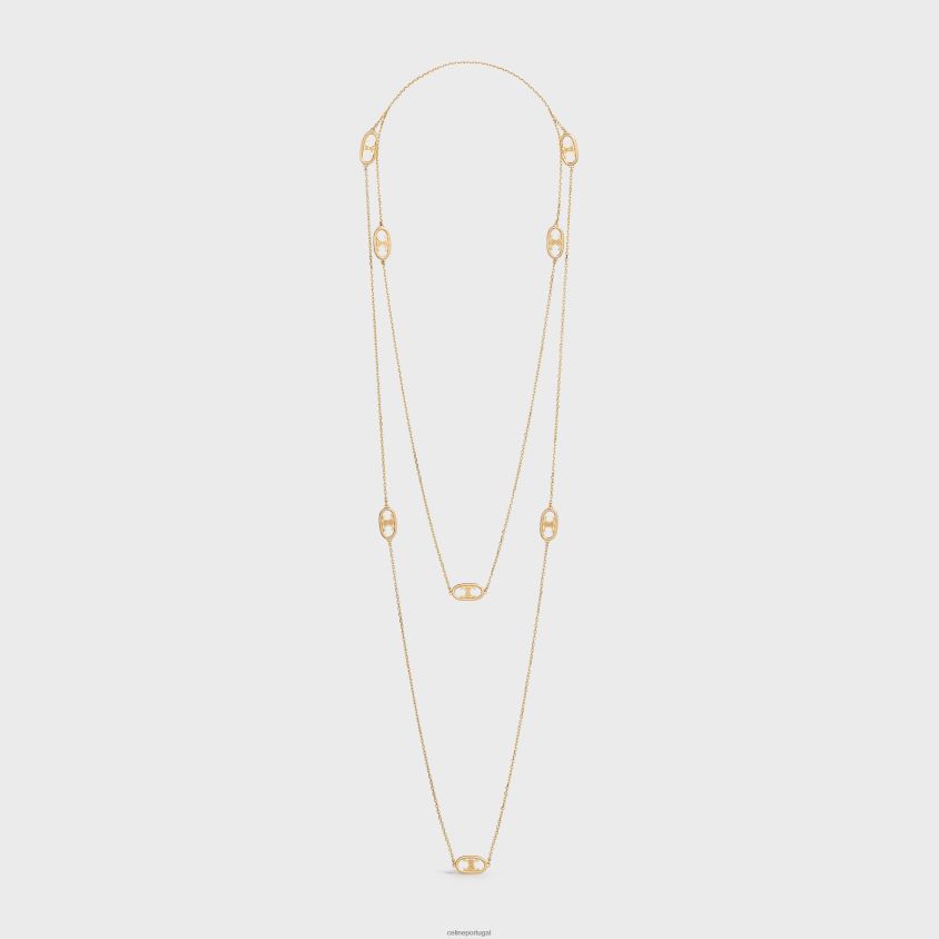 mulheres acessórios CELINE maillon triomphe sautoir em ouro amarelo T204R1388