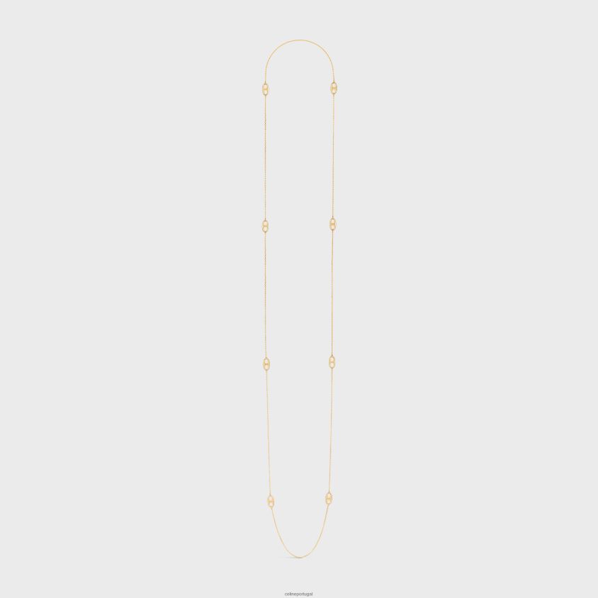 mulheres acessórios CELINE maillon triomphe sautoir em ouro amarelo T204R1388