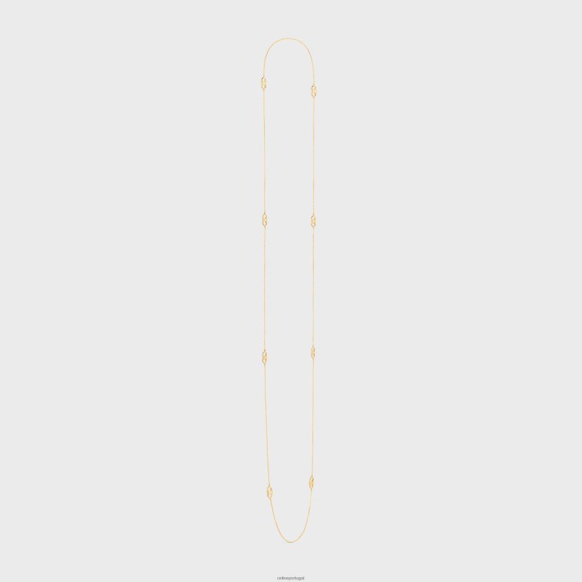 mulheres acessórios CELINE maillon triomphe sautoir em ouro amarelo T204R1388