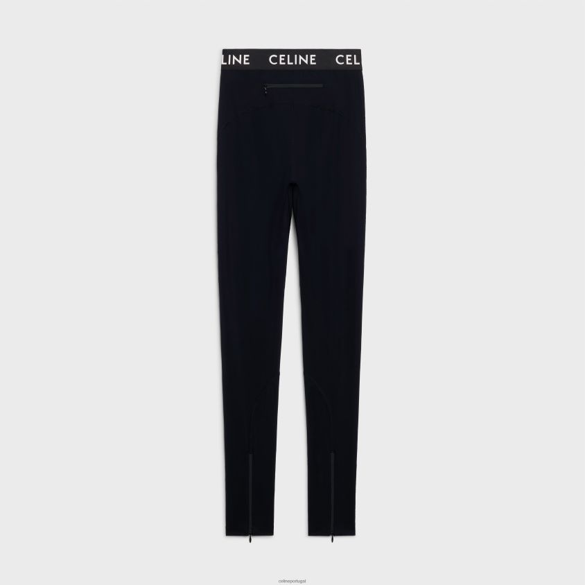 mulheres vestuário CELINE camisa técnica legging preto T204R884