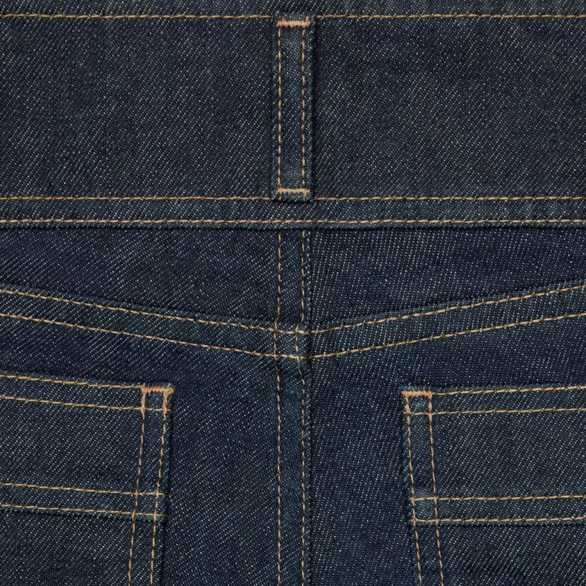 mulheres vestuário CELINE calça jeans jane flare com lavagem jeans enxaguado T204R852