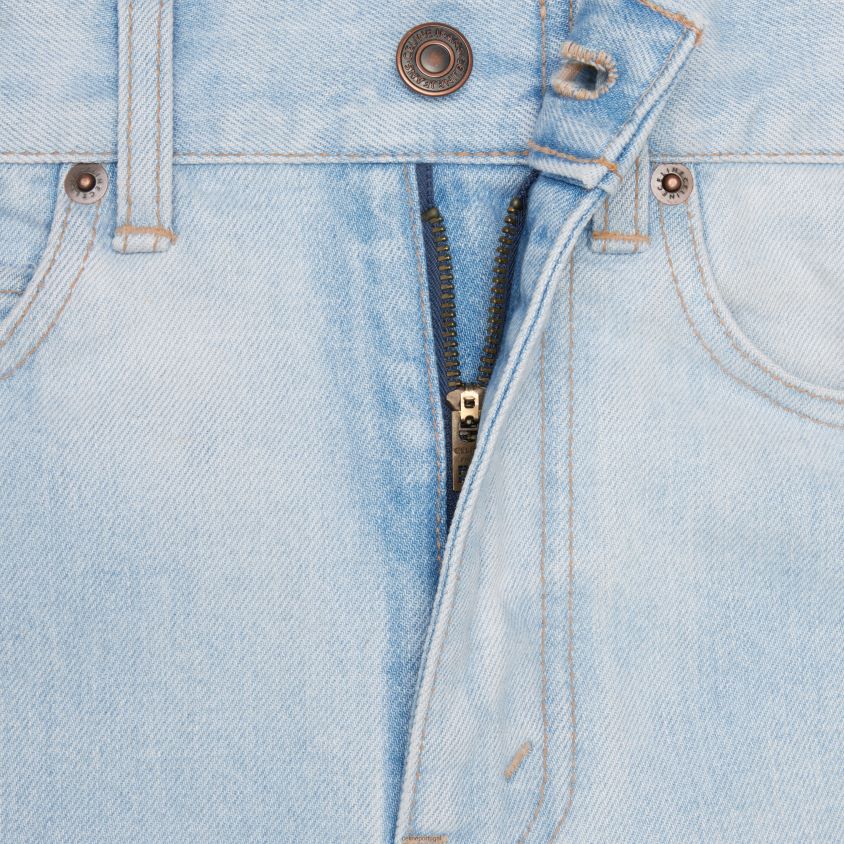 mulheres vestuário CELINE calça margaret em jeans com lavagem desbotada pelo sol lavagem desbotada pelo sol T204R861