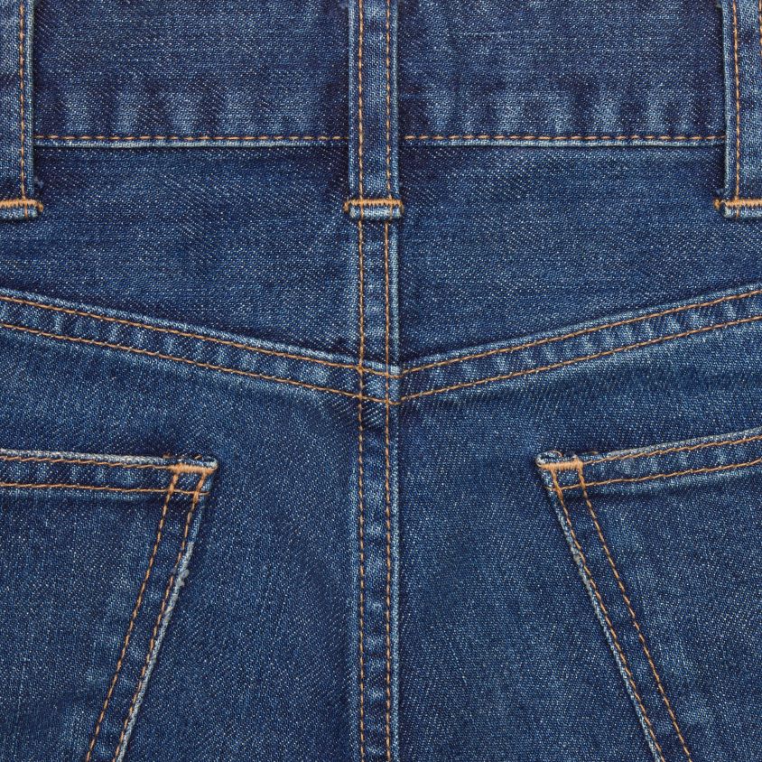 mulheres vestuário CELINE jeans skinny em jeans lavagem união escura T204R869