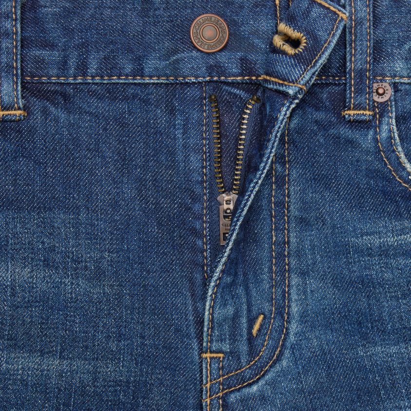 mulheres vestuário CELINE jeans skinny em jeans lavagem união escura T204R869